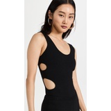 Proenza Schouler Textured Knit Thong Bodysuit