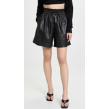 Proenza Schouler White Label Faux Leather Shorts