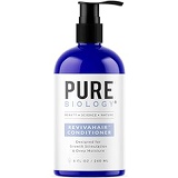 Pure Biology Premium Hair Growth Conditioner with Biotin, Keratin, Argan Oil & Anti Hair Loss Complex Helps Deep Treatment of Damaged, Dry & Colored Hair for Men & Women, Sulfate Free, 8oz