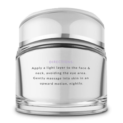  Pure Biology Premium Night Cream Face Moisturizer with Clinically Studied Syn-Coll, Retinol, Collagen & Hyaluronic Acid, Anti Aging Face Cream for Wrinkles, Eyes & Neck for Women &