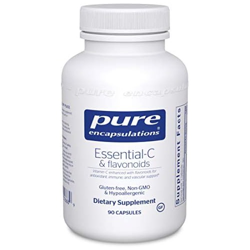  Pure Encapsulations Ester-C & Flavonoids Vitamin C Supplement for Antioxidant, Immune and Vascular Support* 90 Capsules