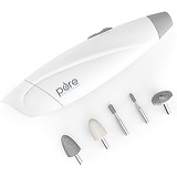 Pure Enrichment PureNails Express Cordless Manicure and Pedicure System - Portable, Battery-Powered Nail File with 5 Interchangeable Attachments, 2 Speeds and Storage Bag - Ideal f