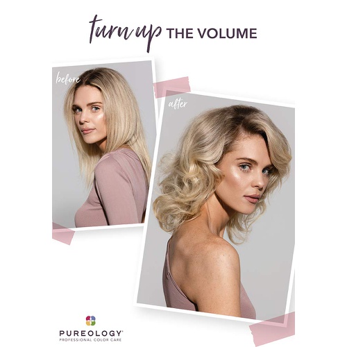  Pureology Pure Volume Shampoo | For Flat, Fine, Color-Treated Hair | Adds Lightweight Volume