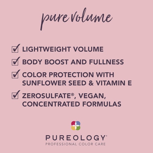  Pureology Pure Volume Shampoo | For Flat, Fine, Color-Treated Hair | Adds Lightweight Volume