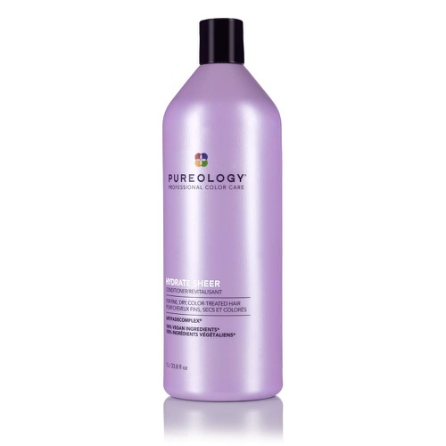  Pureology | Hydrate Sheer Moisturizing Conditioner | For Fine, Color Treated Hair | Lightweight | Sulfate-Free | Silicone-Free | Vegan