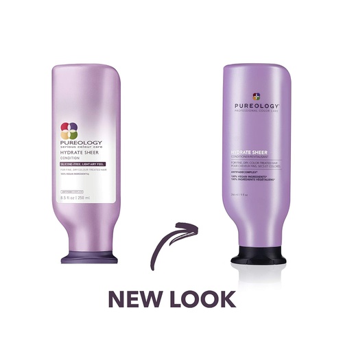  Pureology | Hydrate Sheer Moisturizing Conditioner | For Fine, Color Treated Hair | Lightweight | Sulfate-Free | Silicone-Free | Vegan