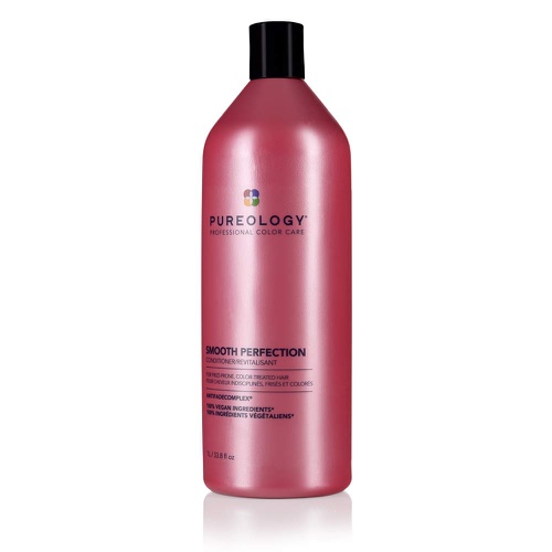  Pureology Smooth Perfection Conditioner | For Frizzy, Color-Treated Hair | Detangles & Controls Frizz | Sulfate-Free | Vegan | Updated Packaging | 33.8 Fl. Oz. |