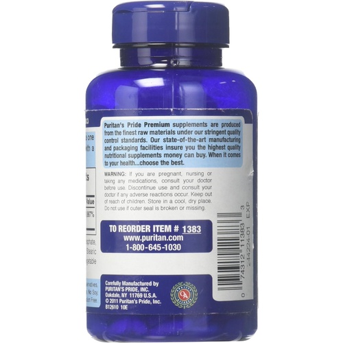  Puritans Pride Vitamin B-12 1000 Mcg Timed Release Caplets, 250 Count