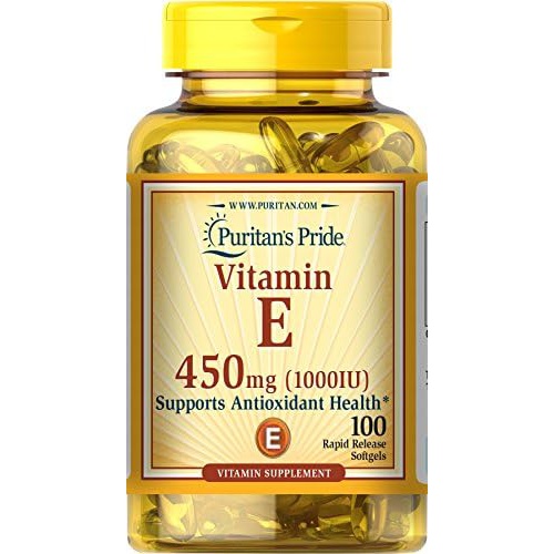  Vitamin E 450 Mg, supports immune function, 100 count by Puritans Pride
