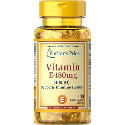  Puritans Pride Vitamin E-400 Iu Softgels, 100 Count