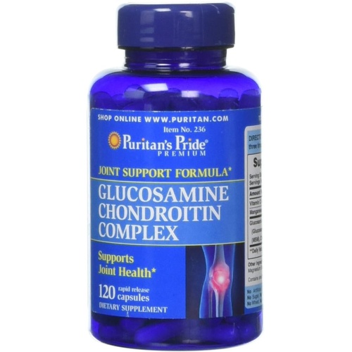  Puritans Pride Glucosamine Chondroitin Complex Capsules, Supports Joint Health* 120 ct