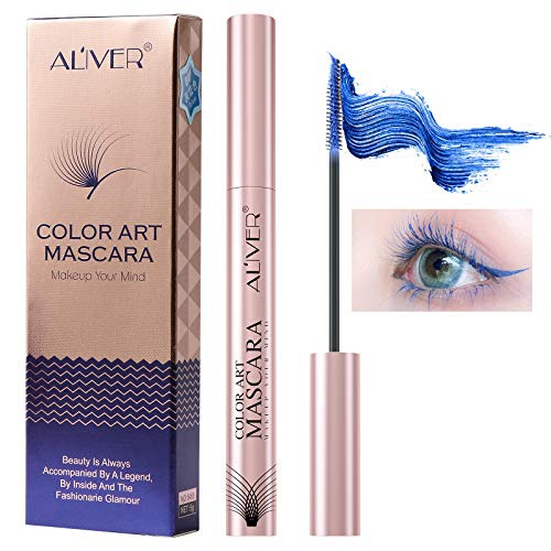  QILEBI Color Mascara for Eyelashes(Multiple Colour), Waterproof and Smudgeproof Long Lasting, Softer and Fulle Lashes, Hypoallergenic Formula Mascara Wands, Mascara for Eyelash Eye Makeup