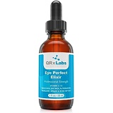 QRxLabs Eye Perfect Elixir - With Bakuchiol (Retinol Alternative), Pure Argan and Rosehip Oils, Squalane, Vitamin C & E - Best Anti-Aging Treatment Serum for Bags, Puffiness, Wrinkles, Cro