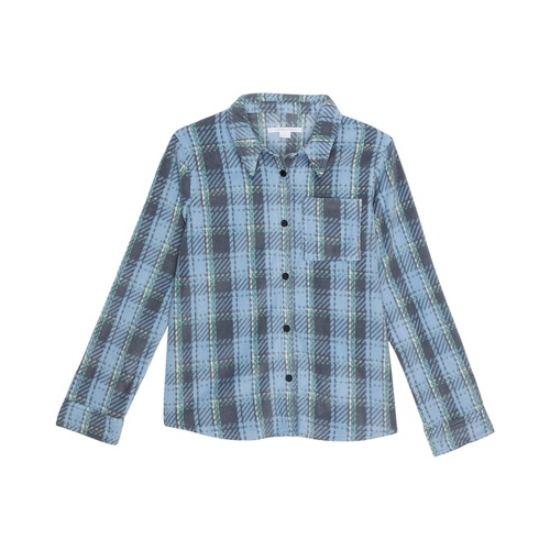 퀵실버 Quiksilver Kids Flaming Box Long Sleeve Ku1 (Toddleru002FLittle Kids)