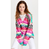 R13 Distressed Stripe Cardigan