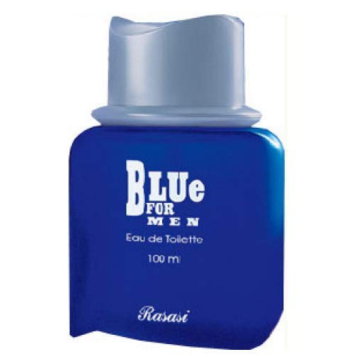  Blue for Men EDT - Eau De Toilette 100ML (3.4 oz) | Aquatic Pour Homme Spray | Unique Refreshing Mint and Citrus Notes with warm Woody notes | Attractive Bottle | by RASASI Perfume