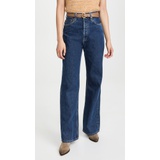 RE/DONE 70s Ultra High Rise Wide Leg Jeans