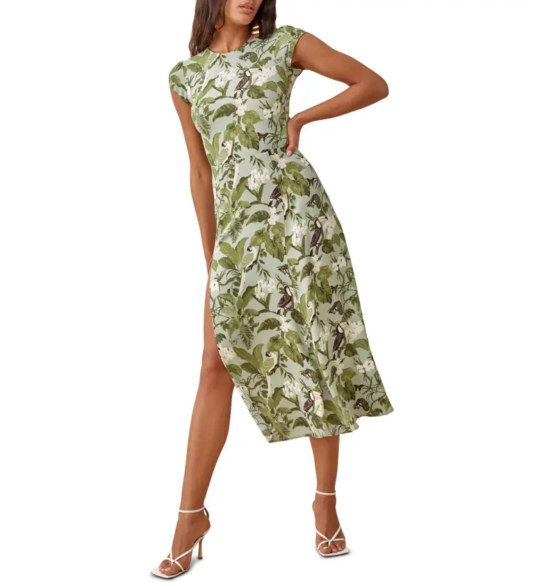 Reformation Gavin Floral Back Cutout Dress_TROPICAL