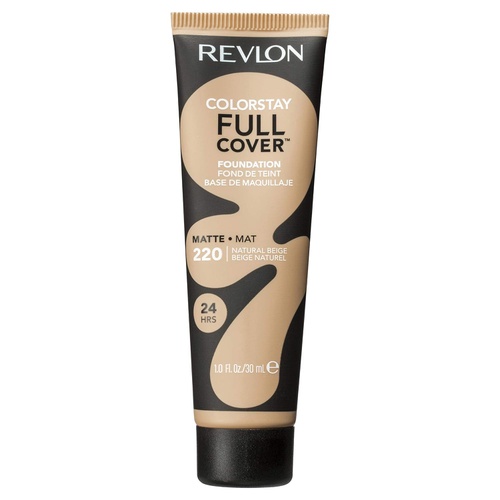  Revlon ColorStay Full Cover Foundation, Natural Beige, 1.0 Fluid Ounce