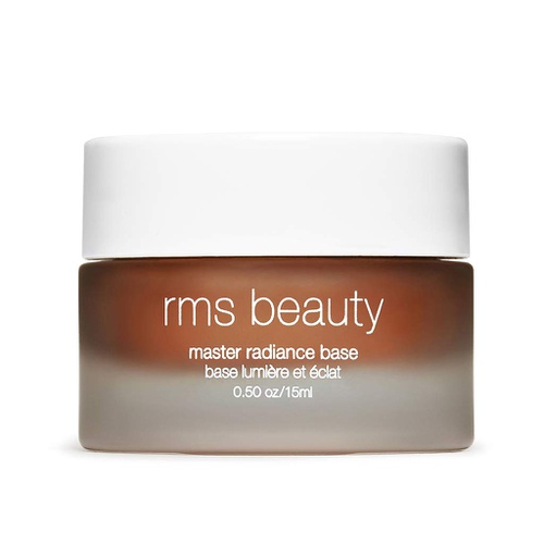  RMS Beauty Master Radiance Base - Hydrating & Skin Firming Illuminating Highlighter Makeup Cream with Light-Reflecting Pearls for Glowing, Radiant Skin - Deep (0.50 fl oz)