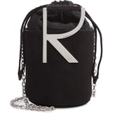 Roger Vivier Mini Leather Bucket Bag_NERO