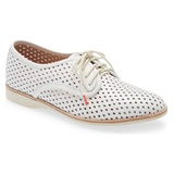 Rollie Derby Punch Flat_WHITE LEATHER