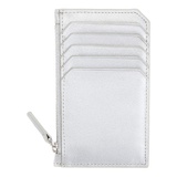 ROYCE New York Leather Zippered Credit Card Case