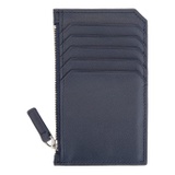 ROYCE New York Leather Zippered Credit Card Case