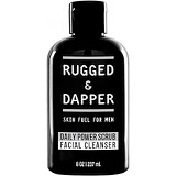 RUGGED & DAPPER Daily Power Scrub Face Wash + Exfoliating Facial Cleanser for Men | Organic & Non-Toxic Skincare - 8 Oz