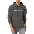 RVCA Mens Pigment Dye Hooded Pullover Fleece