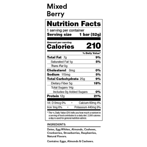 RXBAR, Best Seller Variety Pack, Protein Bar, 1.83 Ounce (Pack of 12), High Protein Snack, Gluten Free