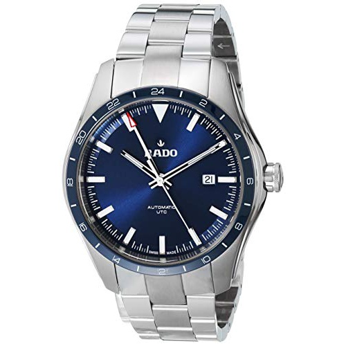  Rado Mens HyperChrome Swiss Automatic Watch with Stainless Steel Strap, Silver, 21 (Model: R32050203)