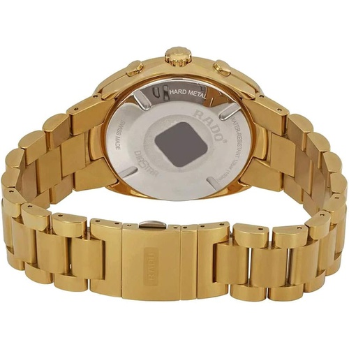  Rado Original Chronograph Gold 38mm Watch - Black Dial, PVD Bracelet R12949153