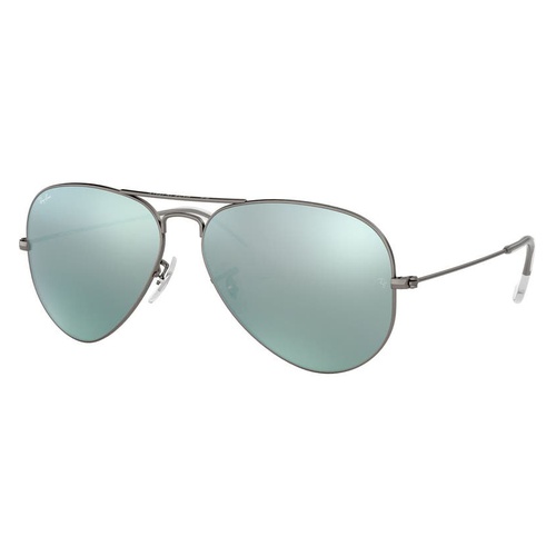 레이벤 Ray-Ban Standard Original 58mm Aviator Sunglasses_GREEN BLUE