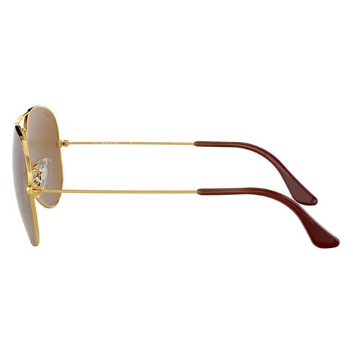 레이벤 Ray-Ban Standard Original 58mm Aviator Sunglasses_GOLD/ BROWN SOLID