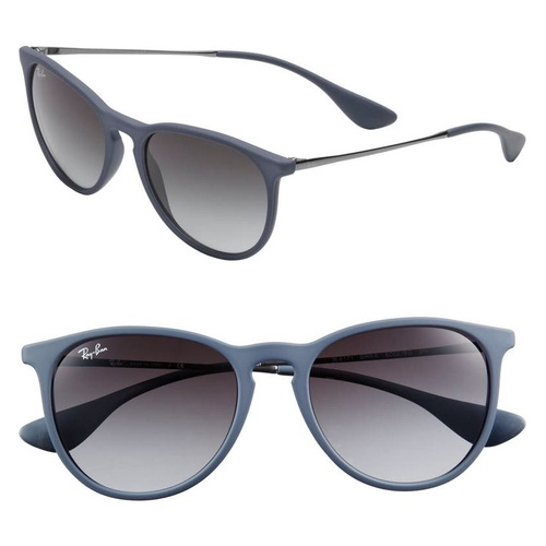 레이벤 Ray-Ban Erika Classic 54mm Sunglasses_MATTE BLUE