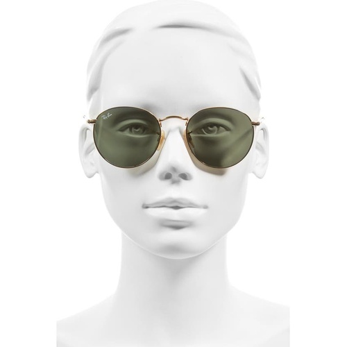 레이벤 Ray-Ban Icons 53mm Retro Sunglasses_GOLD/ GREEN