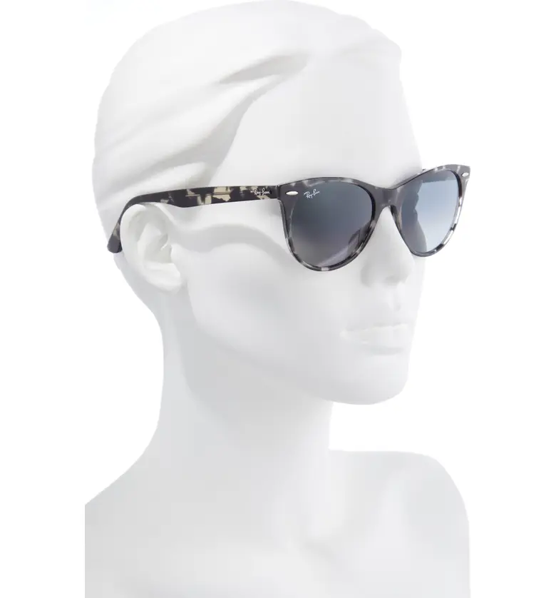 레이벤 Ray-Ban Phantos 55mm Round Sunglasses_GRAY HAVANA/ GREY GRADIENT