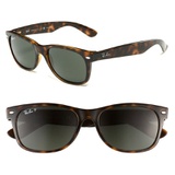 Ray-Ban Standard New Wayfarer 55mm Polarized Sunglasses_GREY
