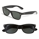Ray-Ban Standard New Wayfarer 55mm Polarized Sunglasses_MATTE BLACK