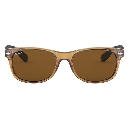 레이벤 Ray-Ban Standard New Wayfarer 55mm Polarized Sunglasses_MATTE BLACK