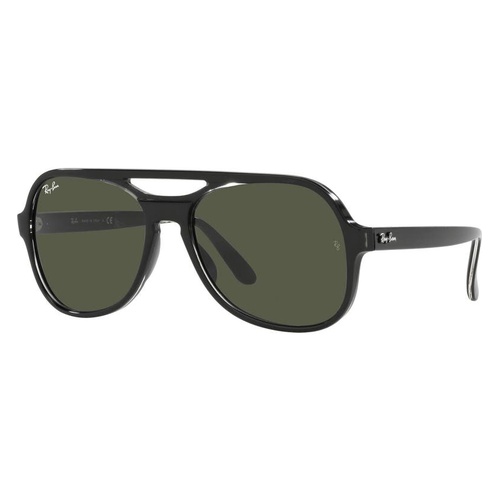 레이벤 Ray-Ban 58mm Aviator Sunglasses_TRANSPARENT BLACK