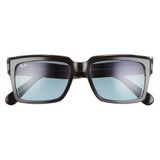 Ray-Ban Inverness 54mm Gradient Pillow Sunglasses_TRANSPARENT BLACK / BLUE