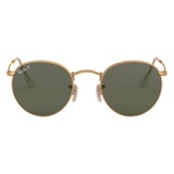 Ray-Ban 50mm Polarized Round Sunglasses_GOLD/ GREEN SOLID