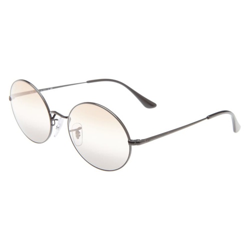레이벤 Ray-Ban 54mm Gradient Round Sunglasses_BLACK/ PINK Gradient BROWN
