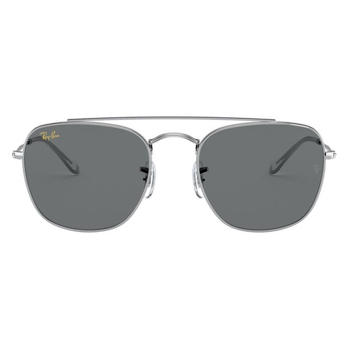 레이벤 Ray-Ban 51mm Square Sunglasses_SILVER/ DARK GREY