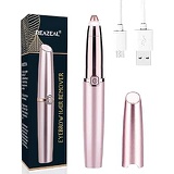 Reazeal Rechargeable Eyebrow Hair Remover Painless-Precision Eyebrow Trimmer Eyebrow Razor Tool For Face Lips Nose Facial Hair Removal for Men Women