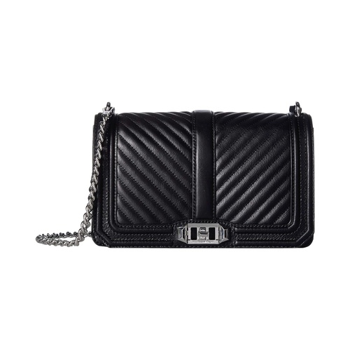 레베카밍코프 Rebecca Minkoff Chevron Quilted Love Crossbody