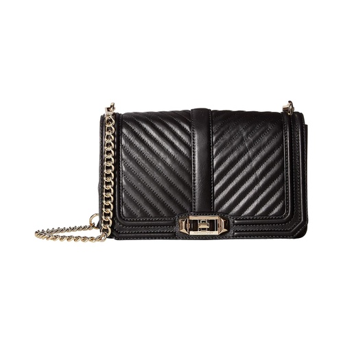 레베카밍코프 Rebecca Minkoff Chevron Quilted Love Crossbody