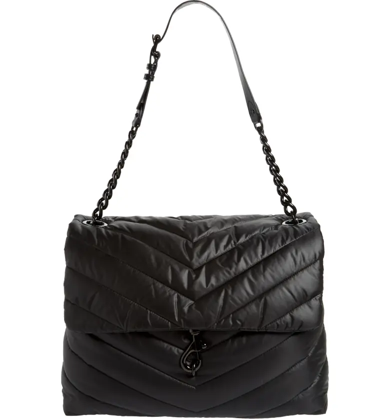 Rebecca Minkoff Edie XL Shoulder Bag_BLACK